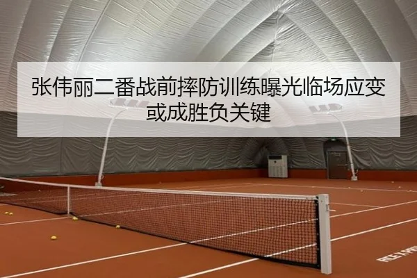 张伟丽二番战前摔防训练曝光临场应变或成胜负关键